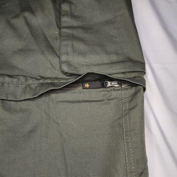 Boy Scouts of America Womens 18 Centennial Canvas Zip Off Uniform Pants Green - Picture 6 of 16
